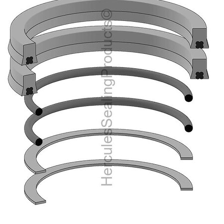Atlas - After Market Parts Hydraulic Cylinder Repair Kit- 8 Piston Kit HPK80-000
